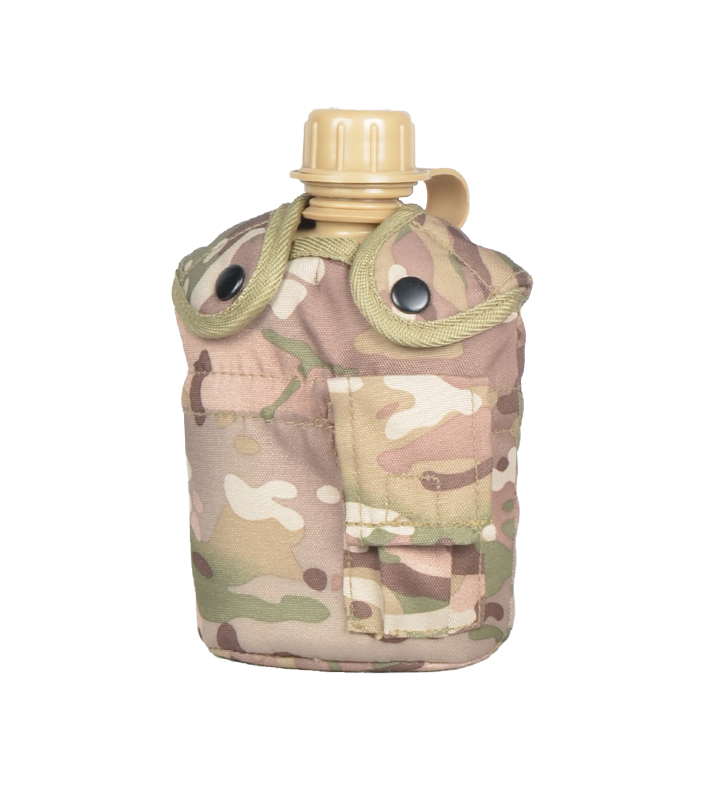 WB0001 PLASTIC CANTEEN WITH CUP AND COVER